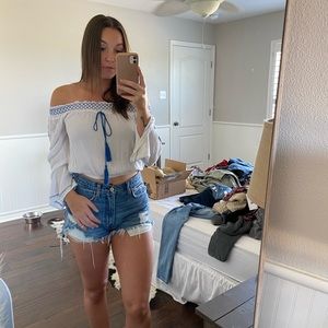 Off the shoulder top